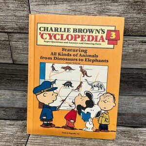 1980s Charlie Brown's Cyclopedia All Kinds of Animals Book  Volume 3